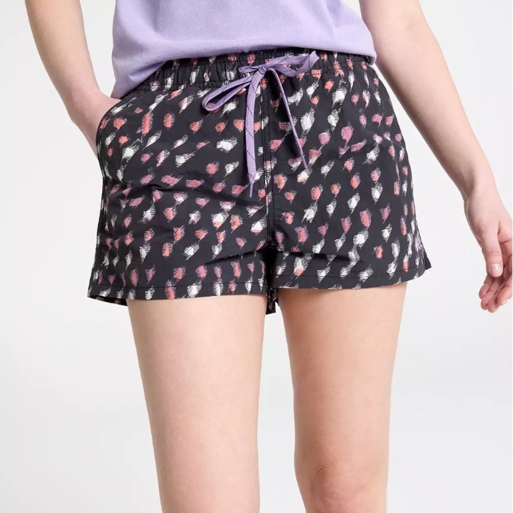 ALPINE DESIGN Pull-On Hiking Shorts Womens‎ M Black Pre-Washed Activewear Casual